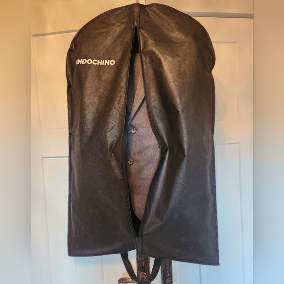 Indochino Mens Gray Wool Suit Jacket Blazer sz 40 Pants sz 34 Dress Work Wedding - Picture 12 of 14